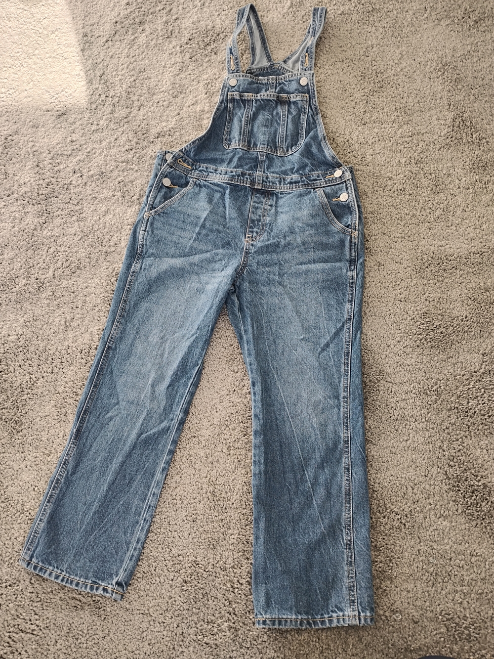 Old Navy Blue Denim Girl's Overalls